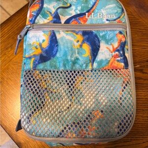 LL Bean Dinosaur Print Lunchbox